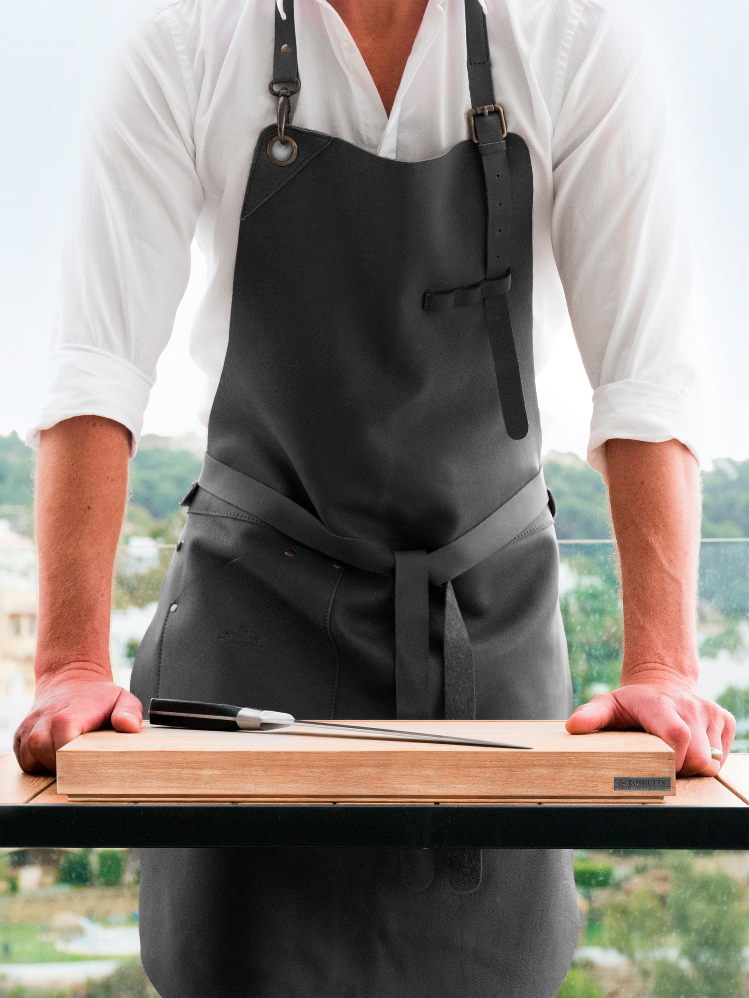 BBQ Apron Leather - Röshults
