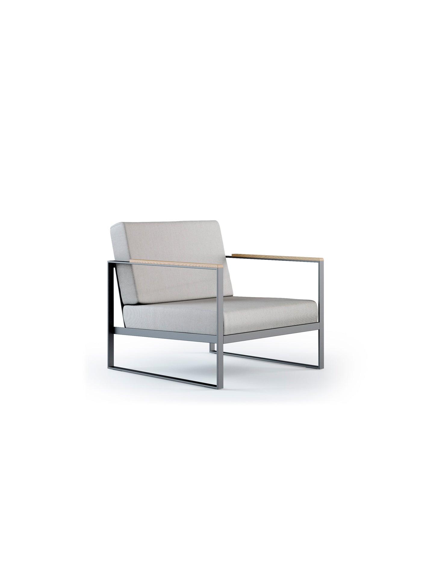 Garden Easy Chair - Nature Grey - Röshults