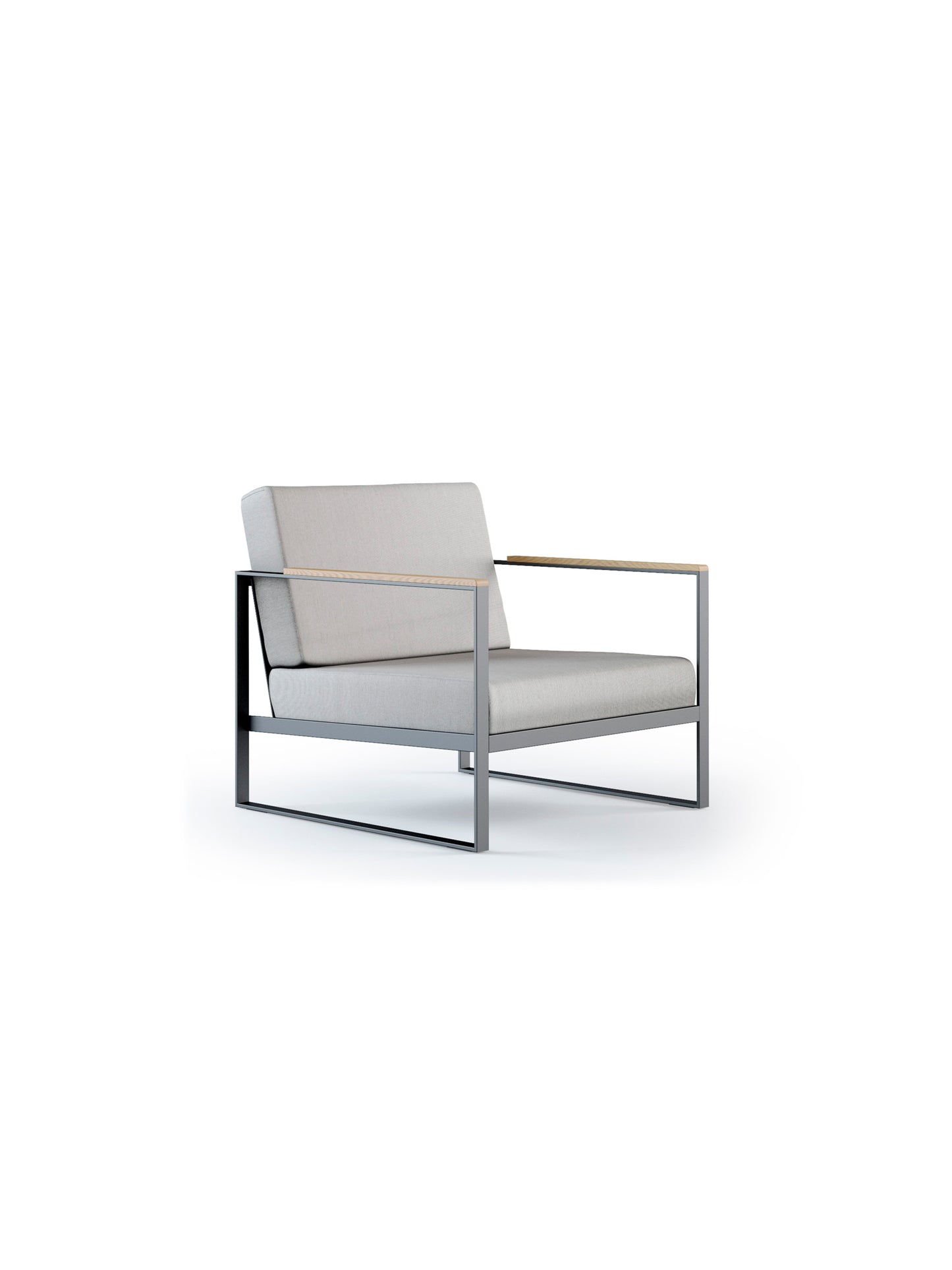 Garden Easy Chair - Nature Grey